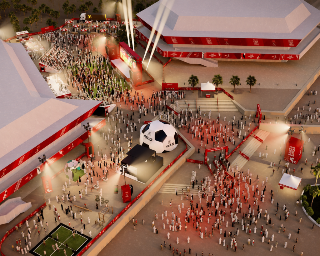 Arenas Fan Fest da Copa do Mundo: como eventos transformam a experiência do público no Brasil e no mundo ChatGPT Image 6 De Mai. De 2026 15 25 19 1024x819